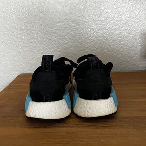 Adidas NMD, black with blue, size 6